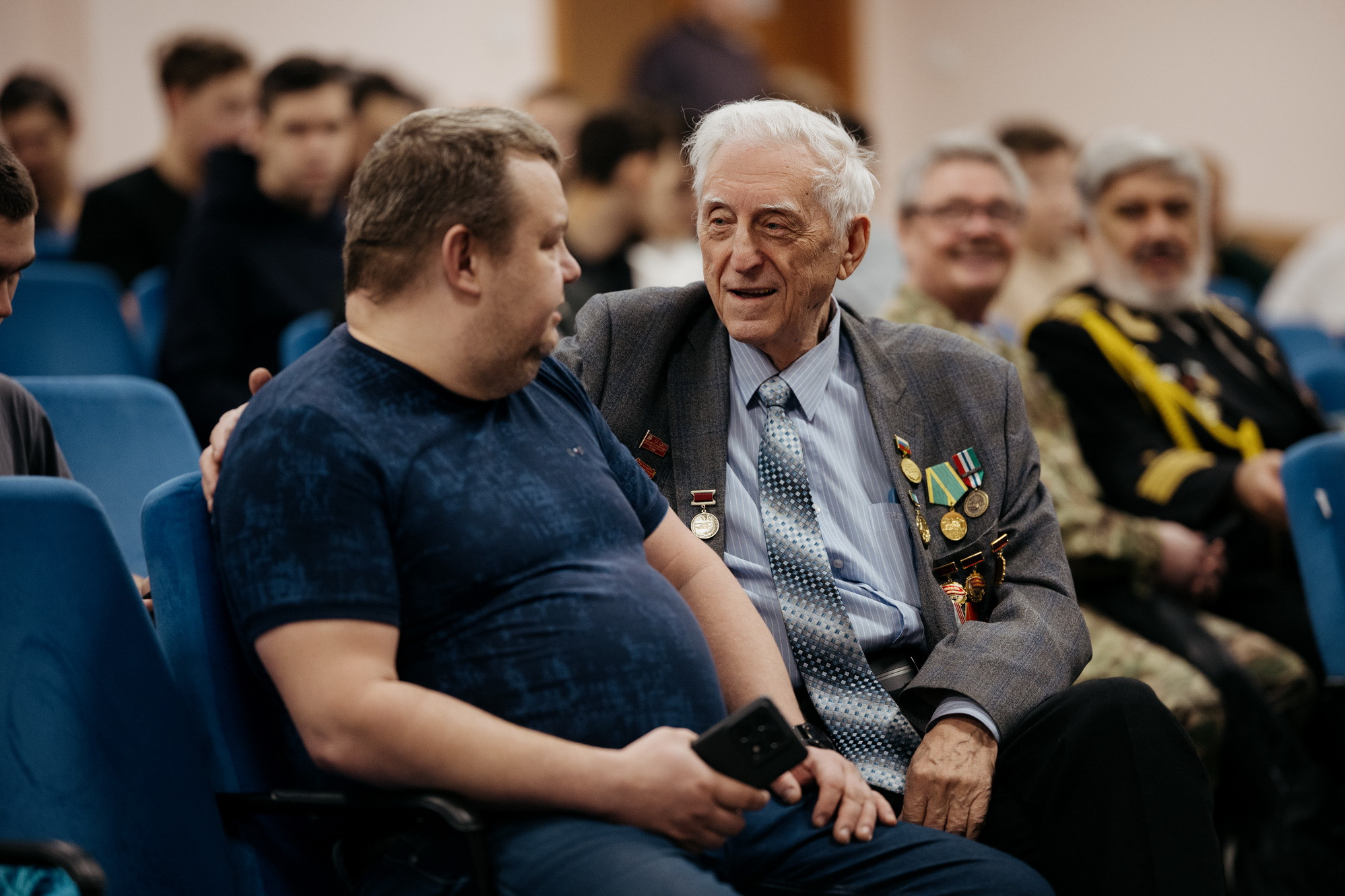 В НГТУ НЭТИ прошли патриотические мероприятия, посвященные Дню защитника Отечества, фотография: В. Гуськов