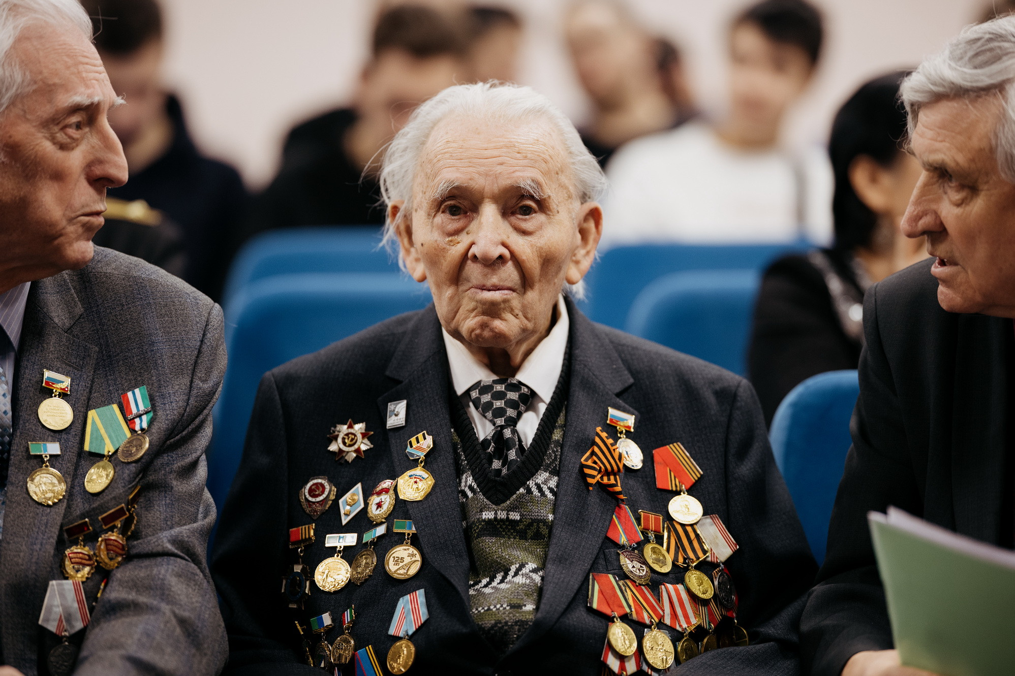 В НГТУ НЭТИ прошли патриотические мероприятия, посвященные Дню защитника Отечества, фотография: В. Гуськов