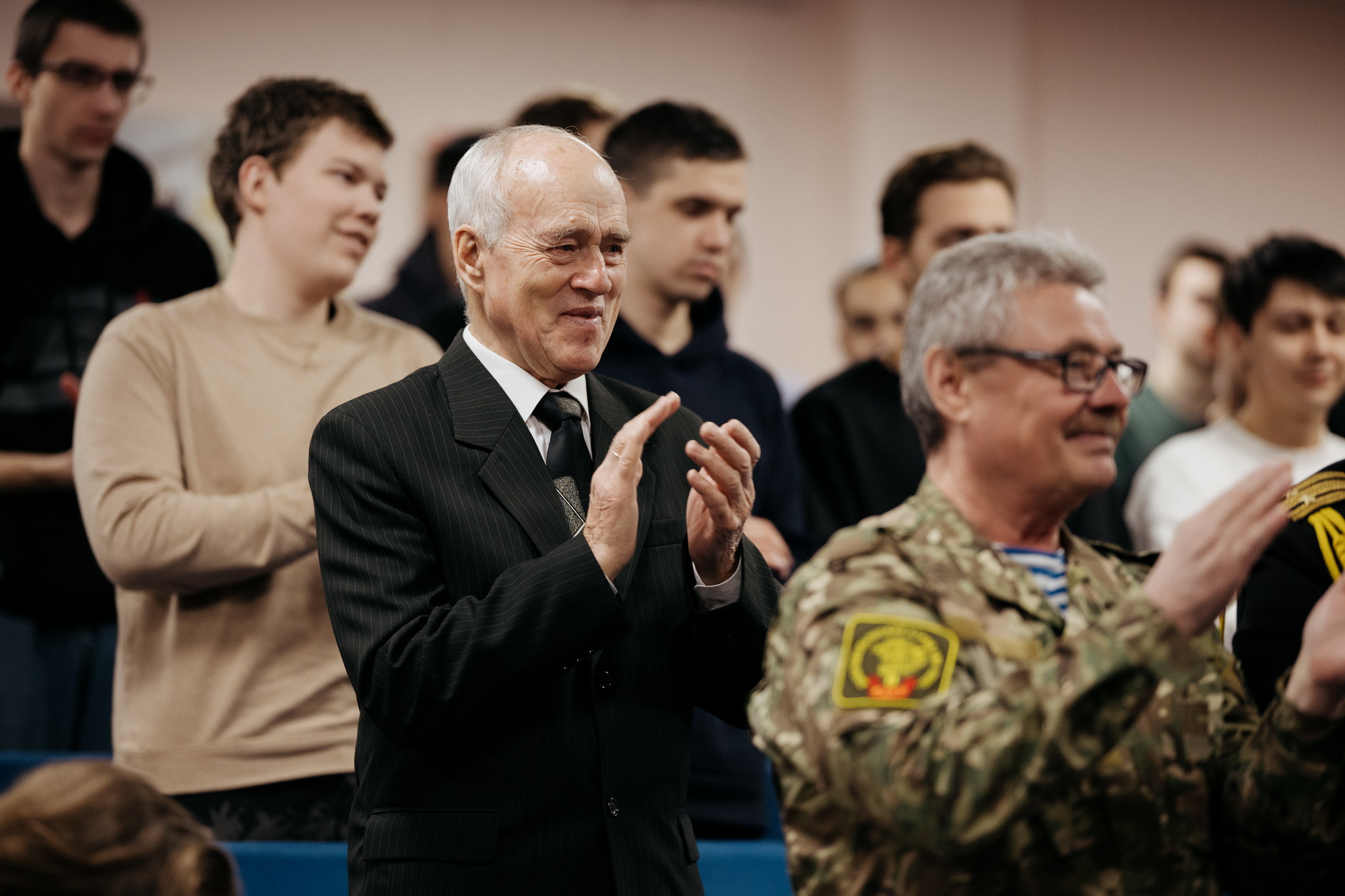 В НГТУ НЭТИ прошли патриотические мероприятия, посвященные Дню защитника Отечества, фотография: В. Гуськов