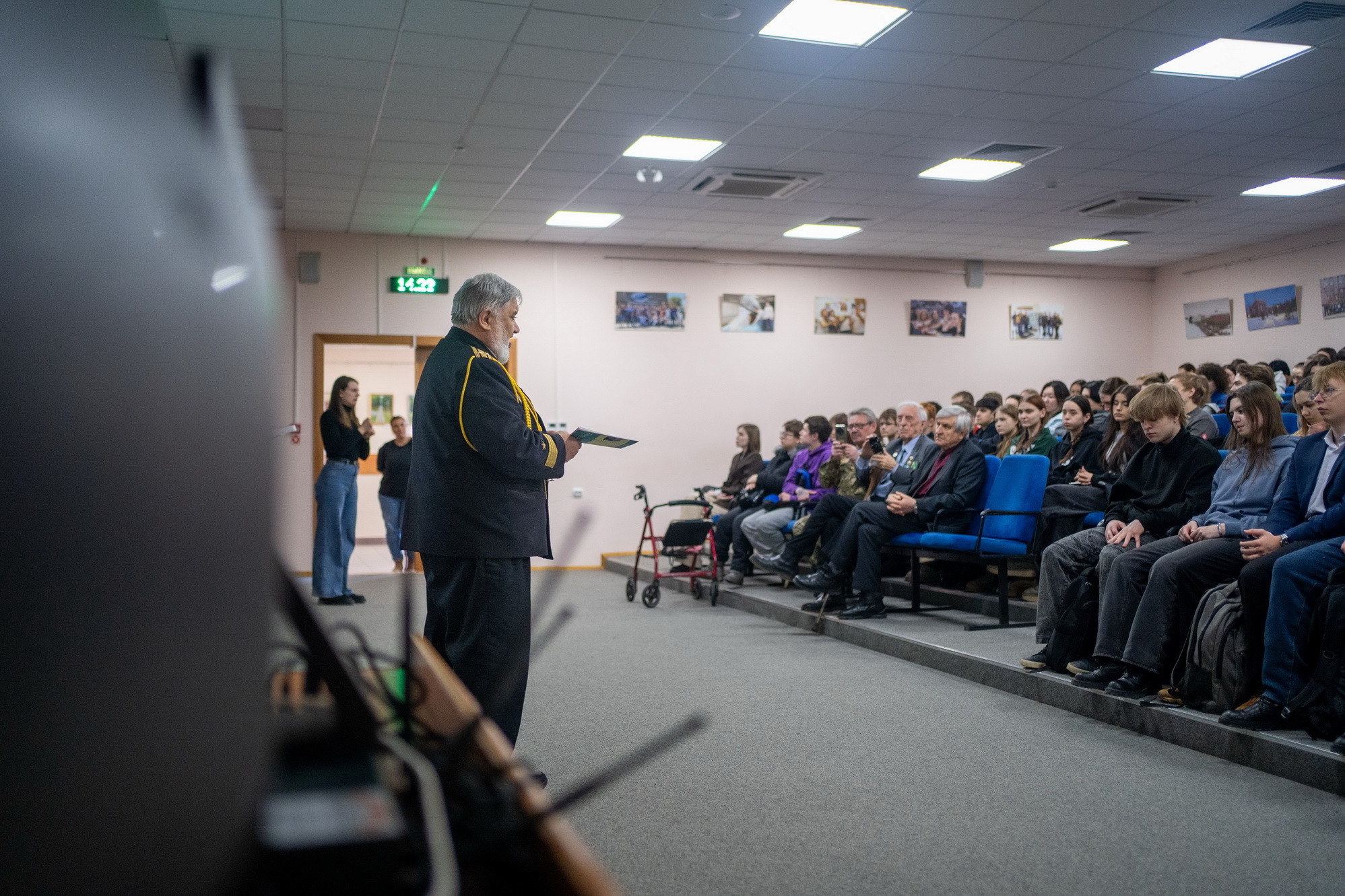 В НГТУ НЭТИ прошли патриотические мероприятия, посвященные Дню защитника Отечества, фотография: А. Непомнящих