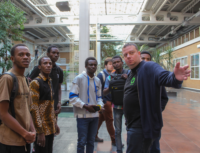 Африканские студенты НГТУ НЭТИ познакомились с инновационной экосистемой Академпарка 