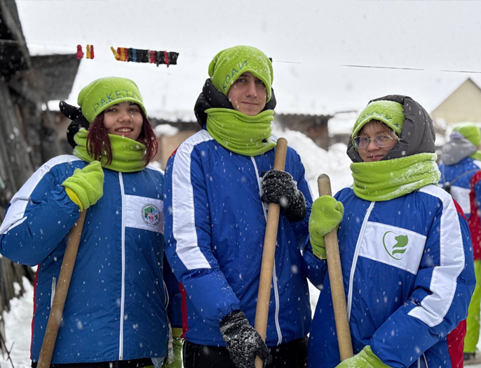 Стройотрядовцы проехали по региону со «Снежным десантом»